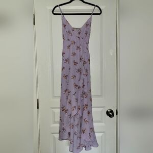 🏖🚨 INSPIRED HEARTS | Lavender Floral High-Low Dress